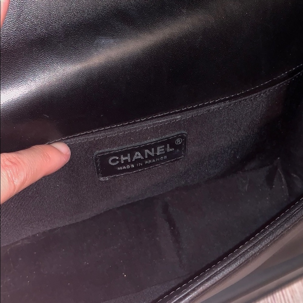 Chanel flapbag chevron black - Picture 7 of 7